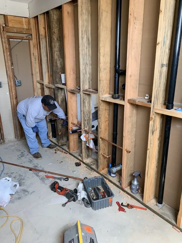 Commercial rough-in plumbing for Commercial Plumbing in Dogwood Grove